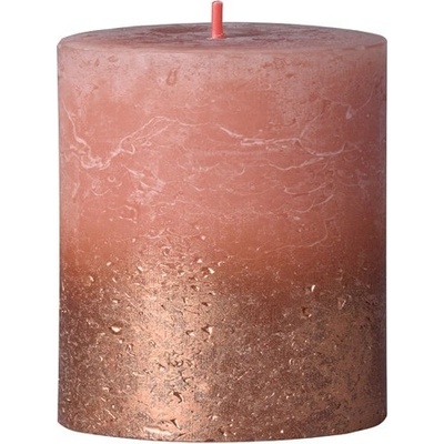 Bolsius Rustic, Vianočná, Sunset Creamy Caramel+ Copper 80/68 mm