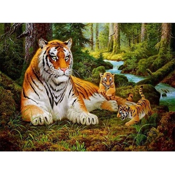 Диамантен гоблен 30 х 40 см. с дървена подрамка 70487