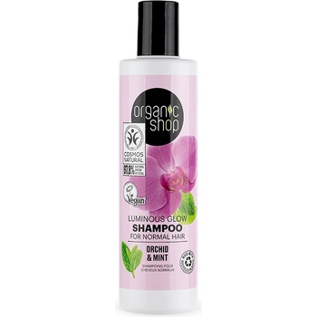Organic Shop Шампоан за блясък Orchid & Mint, 280 ml