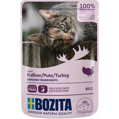 BOZITA Masové kousky v omáčce s krůtou 85 g