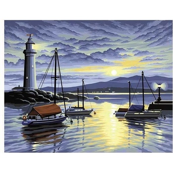 Image 1 of KSG Crafts - Рисуване по номера - голям размер "Изгрев