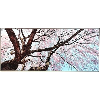 Bondecor Obraz, MDF rám, SHADOW Strom pink 59 x 134 cm
