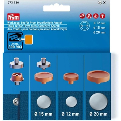 Prym Sada nýtovacích přípravků pro druky ANORAK