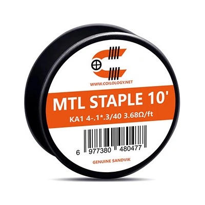 Coilology Sandvik Odporový drát MTL Staple Kanthal A1 3m 4 .1*.3/40