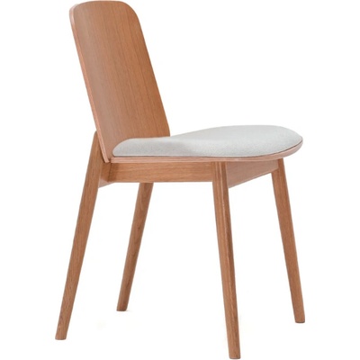 Paged Prop A-4390 Seat Uph Back Wood buk morený / látka kat. 1