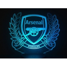 Beling Detská lampa, 3D lampa Arsenal, 7 farebná QS203