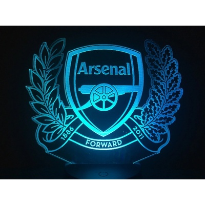 Beling Detská lampa, 3D lampa Arsenal, 7 farebná QS203