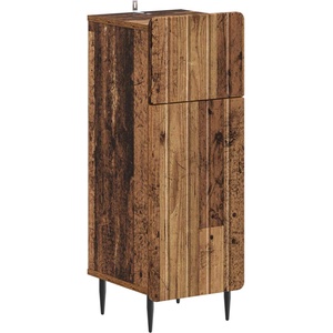 vidaXL Шкаф за баня ZWOLLE Старо дърво 30 x 31 x 79, 5 см (896393)