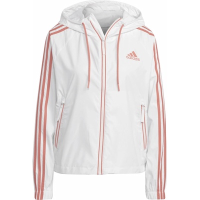 Dámska vetrovka adidas, BSC 3S W.R. J biela,oranžová