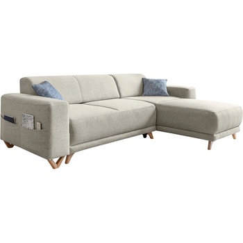 Miuform Бежов разтегателен/с място за съхранение ъглов диван Classy Sophie - Miuform (601LIN1)