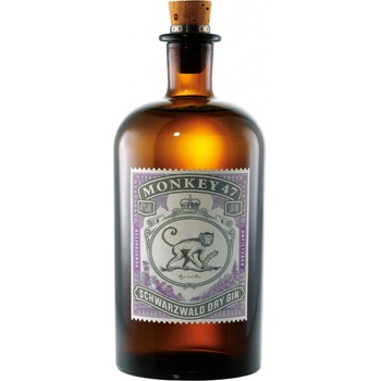 Monkey 47 Dry Gin 47% 0,5 l (čistá fľaša)