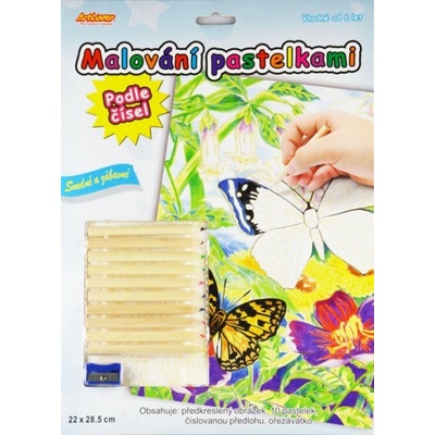 ArtLover Malování pastelkami Motýlci