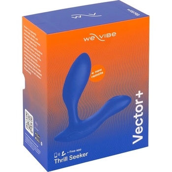 Image 1 of WE-VIBE Vector+ - акумулаторен умен анален вибратор (син)