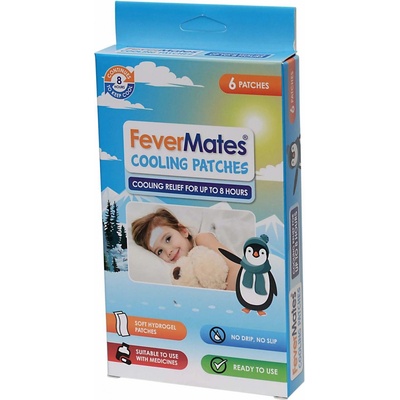 Fever Mates cooling chladivé náplasti pre deti mebiband 6 ks