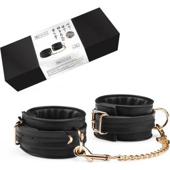 Image 1 of Маншети за китки от изкуствена кожа - Organosilicon Wrist Cuffs Black (LIEBESE026)