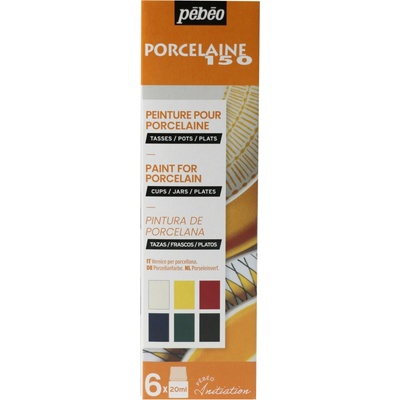 Pébéo Porcelaine Sada barev na porcelán 150 6 × 20 ml I – Zboží Dáma