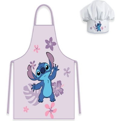 Brandmac Dětská zástěra s čepicí LILO AND STITCH 45X50 CM 2X33CM