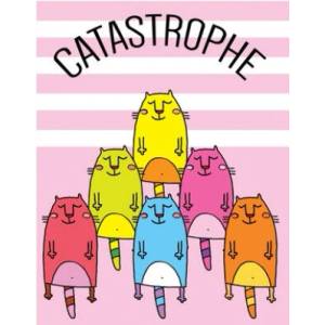 CATASTROPHE - Playful and Mischievous Cats of Color: Story Book: Writing Space for Creative Writers (ISBN: 9781089337621)