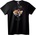 NOONEBRAND Тениска Самоуважение Цветно Сърце - 3XL, Black