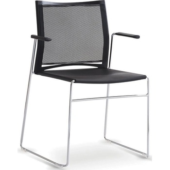 RIM Mesh židle s chromovými područkami WEB 950.110