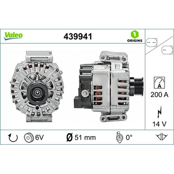 Alternátor VALEO 439941
