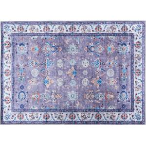 Multidecor Антихлъзгащ ориенталски килим PRINT SHINE 160x230 cm син (MU0053)