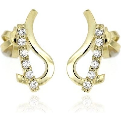 Zlatnictví U Kostela dámské náušnice se zirkony 1124