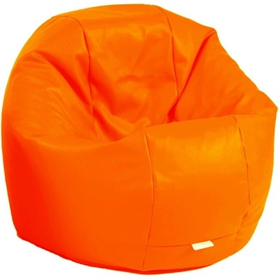 Pufrelax Пуф за деца, 210л. , Relaxo - Panama Neon Orange, Водоустойчив, Перящ се калъф, Пълнеж от полистиролни перли (PUF-G-R-PEX-NEOR)