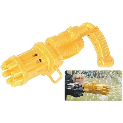 Dětská elektrická bublinková pistolka zlatá