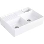 Villeroy & Boch - Керамична мивка 90х63 см, CeramicPlus, Снежанка 632391KG (632391KG) Мивка за вграждане