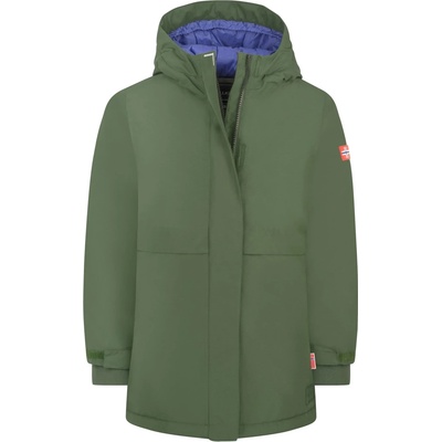 Trollkids Детско палто Trollkids Girl's Hovden Coat - Ivy / Dark Purple - размер 140 (EU) (703-6156-0117)