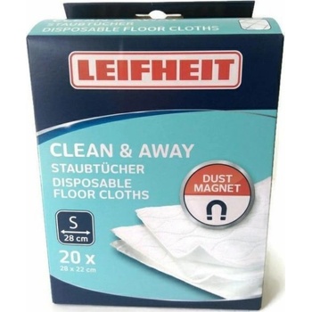 Leifheit 56668 Jednorázové hadříky k mopu Clean & Away 20 ks