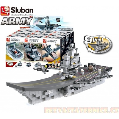 Sluban B0537 Aircraft Carrier Letadlová loď 9v1 1001 ks