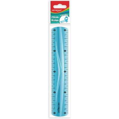 Keyroad pravítko 20 cm ohybné, mix farieb KR970854-1