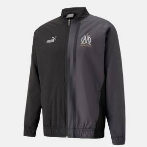 PUMA Яке Puma Olympique De Marseille Prematch Jacket - Black