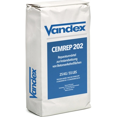 VANDEX Cemrep 202 Rychletuhnoucí opravná malta 25kg