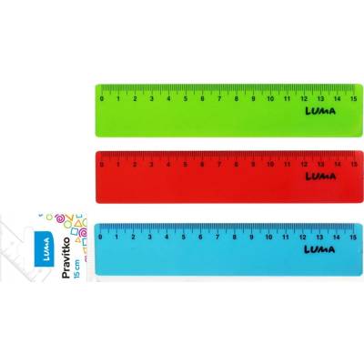 LUMA trading s.r.o. pravítko 15cm barevné, mix 662030