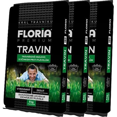 AGRO FLORIA PREMIUM trávníkové hnojivo Travin 30 kg