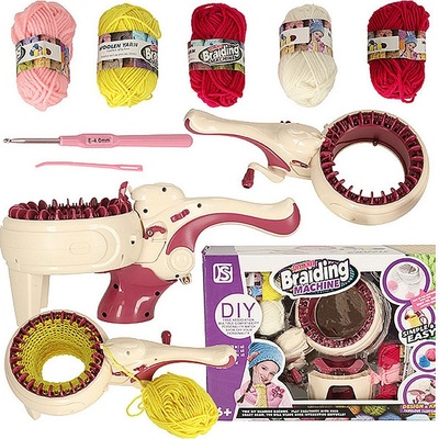 Dětský pletací stroj s příslušenstvím DIY Braiding – Zboží Mobilmania