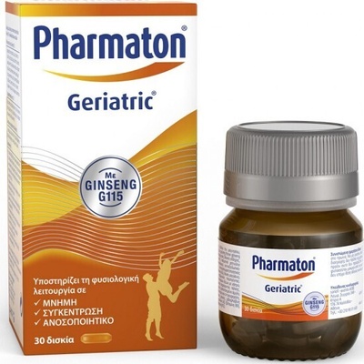 Sanofi Мултивитамини с женшен, Pharmaton Geriatric 30 tabs