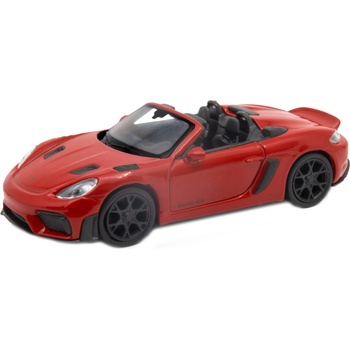 Welly Метална кола Welly - Porsche 718 Spyder RS, червена, 1: 34 (1DCTYWE0BG4972031D)