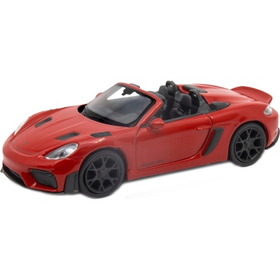 Welly Метална кола Welly - Porsche 718 Spyder RS, червена, 1: 34 (1DCTYWE0BG4972031D)