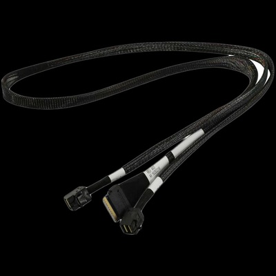 Broadcom LSI internal U.3 cable 1.0 m SlimLine x8 to 2x Mini-SAS HD SFF-8643 black