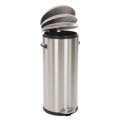 EKO-Europe EKO Кош за отпадъци с педал BELLE DELUXE- 30 литра - мат (EKO 921730 - Matt s/s)