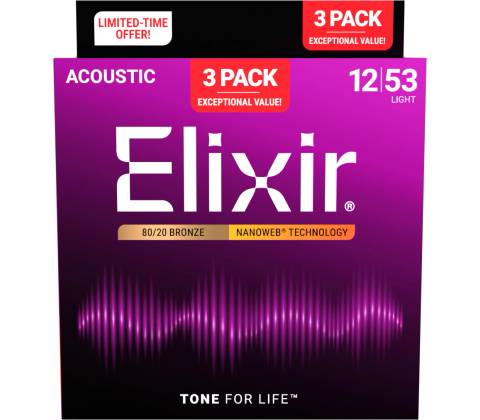 Elixir 16569 3-Pack