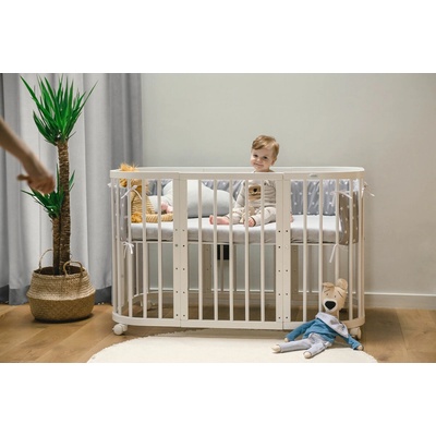 Ourbaby bed 7in1 white bílá