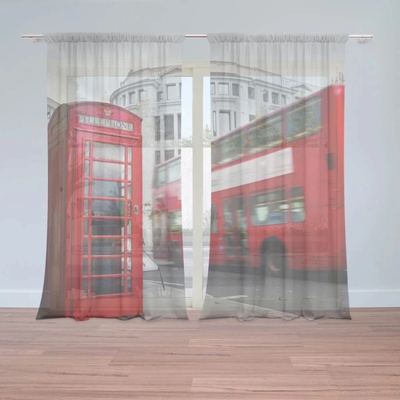 Sablio Záclony Londýn 2: 2ks 150x250cm