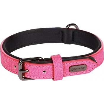 Flamingo Leza obojek s neoprénovým polstrovaním