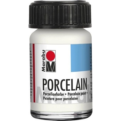 Marabu Barva na porcelán a sklo 15 ml bílá – Zboží Dáma