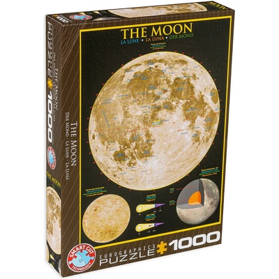 EUROGRAPHICS Пъзел Eurographics от 1000 части - Луната (60001007)